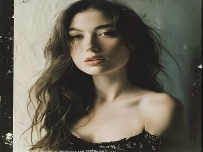 白丝巨乳美女复古胶片风写真，胶片颗粒感与白丝纯净形成反差，文艺气息浓郁
